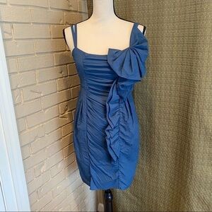 Nanette Lepore Unwrap Me Ruched Cocktail Dress